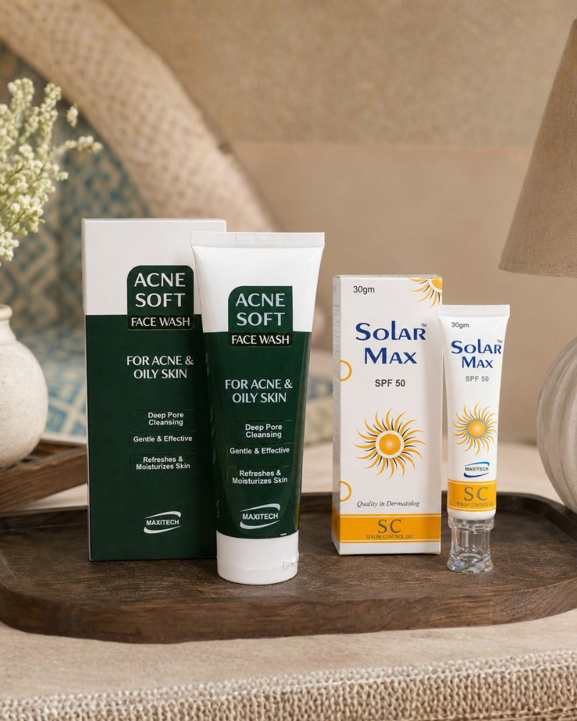 Acne Soft & Solar Max – Summer Bundle