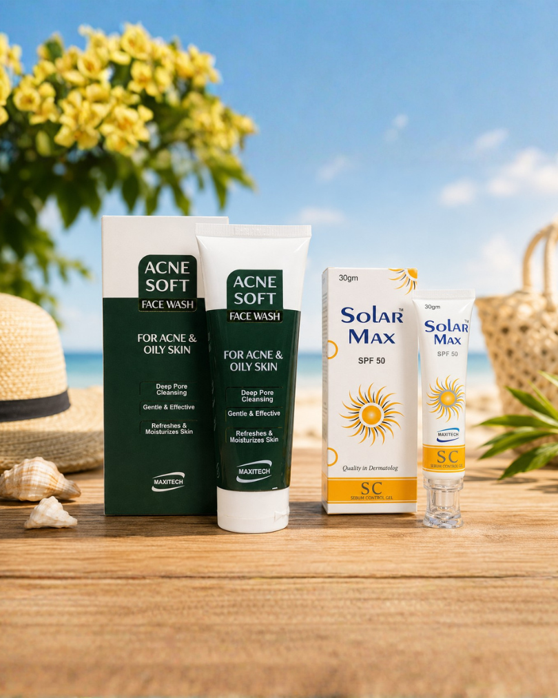 Acne Soft & Solar Max – Summer Bundle